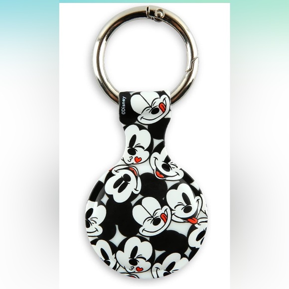 Disney Apple AirTag Mickey Mouse Holder - Protective Tracker with Keychain - Picture 1 of 11